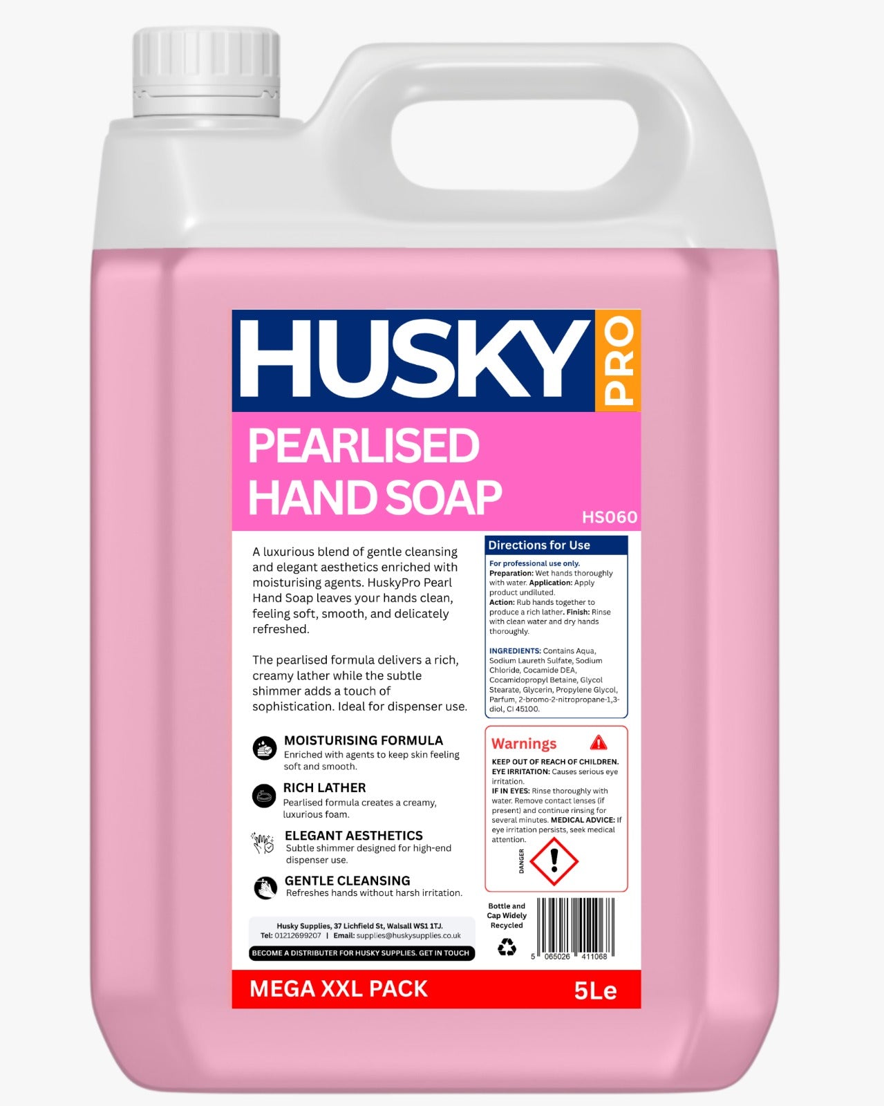 HuskyPro Pearlised Handsoap (HS060) 5 Liters