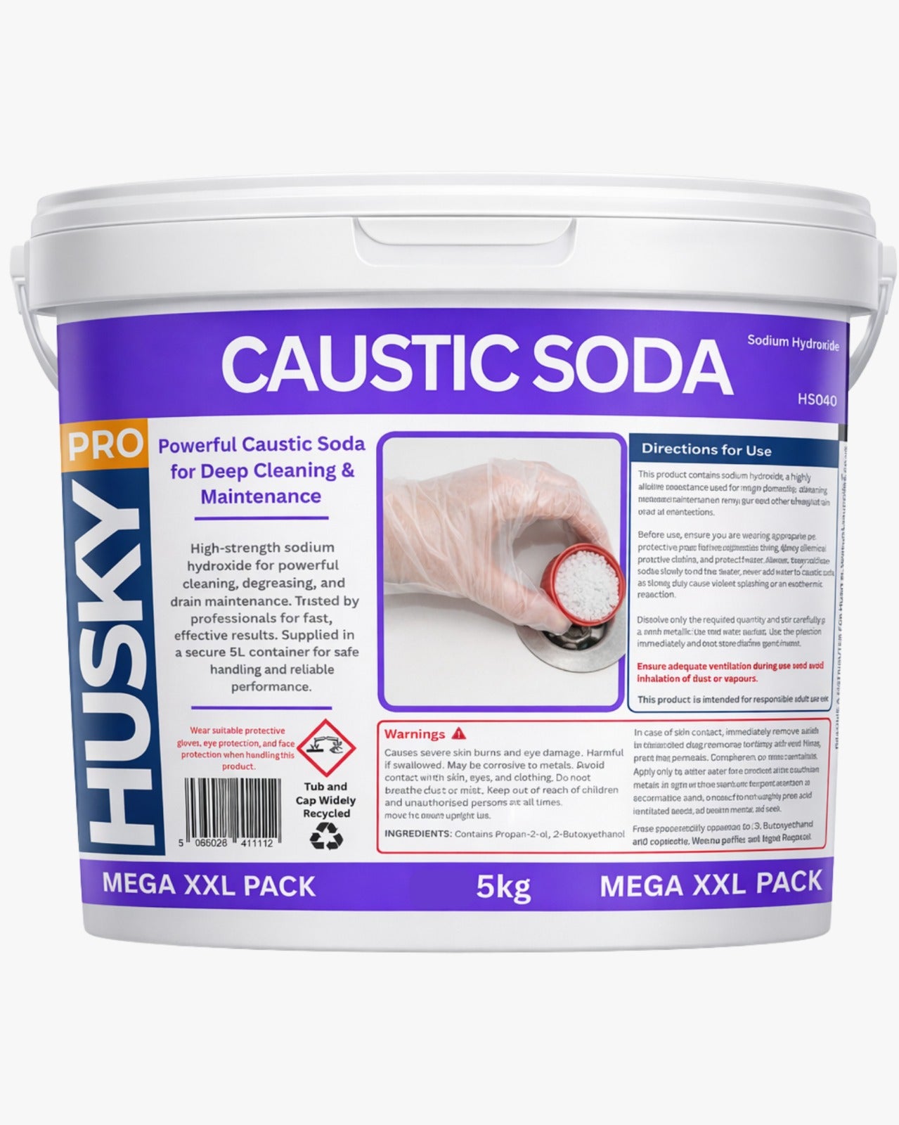 HuskyPro Caustic Soda (HS040) 5kg