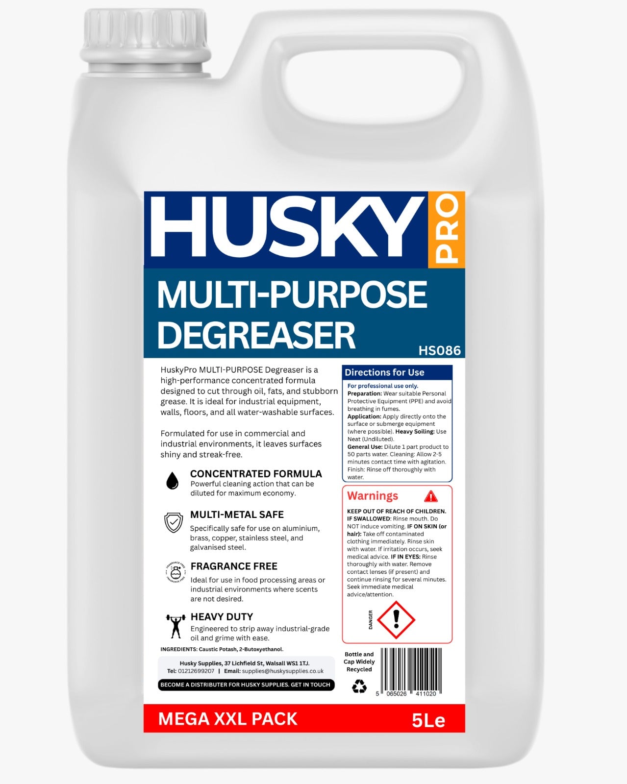 HuskyPro Multi-Purpose Degreaser (HS086) 5Liters