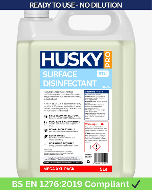 HuskyPro Surface Disinfectant Ready-To-Use (HS071) 5 Liters